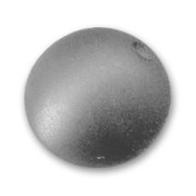Perle ronde Polaris Dépolie 12 mm Jet Hematite x1|raw }}