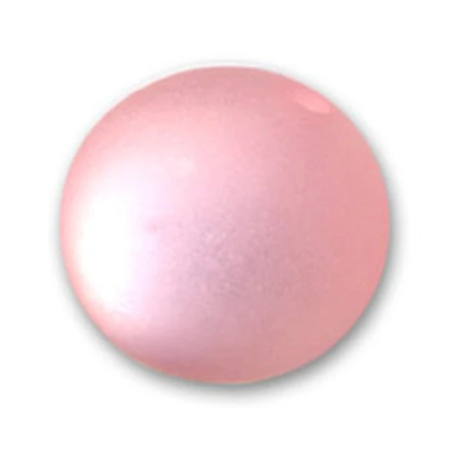 Perle ronde Polaris Dépolie 12 mm Light Rose x1