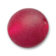 Perle ronde Polaris Dépolie 12 mm Siam x1