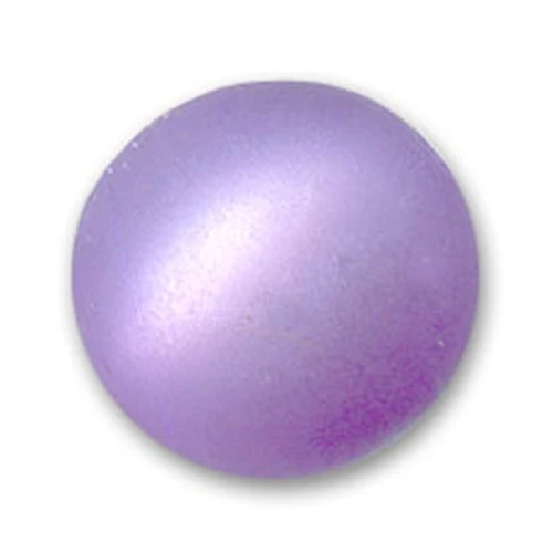 Perle ronde Polaris Dépolie 12 mm Violet x1