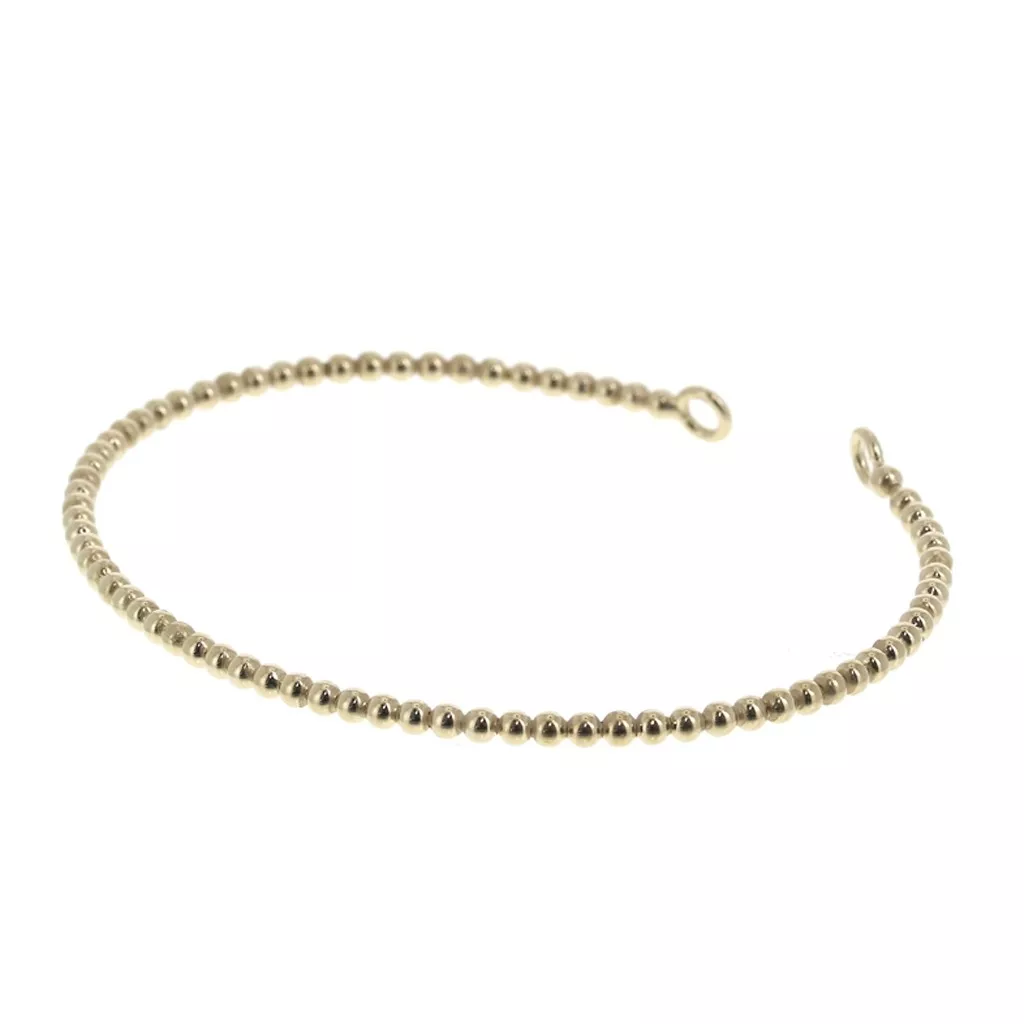 Bracelet jonc flexible 56mm en argent 925 x 1pc pas cher