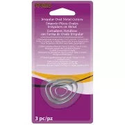 Set d'emporte-pièces pour modelage et pâte polymère - Ovales irréguliers x3