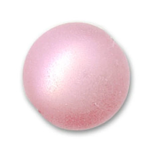 Perle ronde Polaris Dépolie 10 mm Light Rose x1