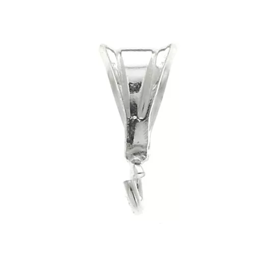 Bélière - Fabrication européenne - 10 mm avec anneau en Argent 925 x1
