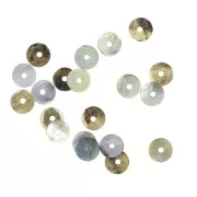 Perles rondelles Heishi nacre 5 mm x20