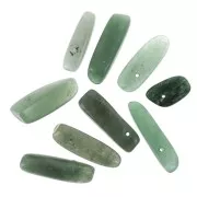 Gouttes irrégulières 12-22 mm Aventurine x10