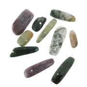 Gouttes irrégulières 12-22 mm Agate Indienne x10|raw }}