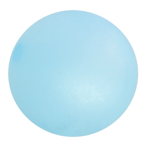Perle ronde Polaris Dépolie 10 mm Aquamarine x1