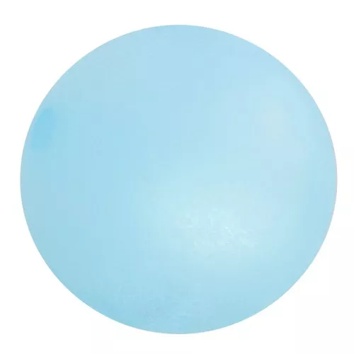 Perle ronde Polaris Dépolie 8 mm Aquamarine x1