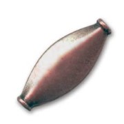 Losanges métal 24x10 mm cuivré vieilli x5|raw }}