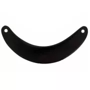 Intercalaire pour collier plastron ethnique corne effet bois 89x18 mm Marron x1