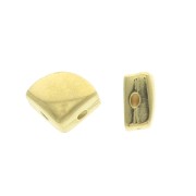 Cymbal Side Bead - Perle en métal pour Silky Beads 8x6.6mm Kardiani Doré à l'or fin x1|raw }}