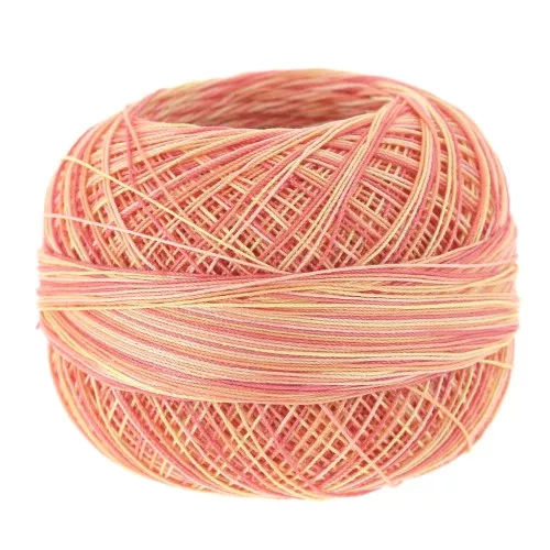 Fil de coton Lizbeth taille 40 Coral Splash n°188 x274m