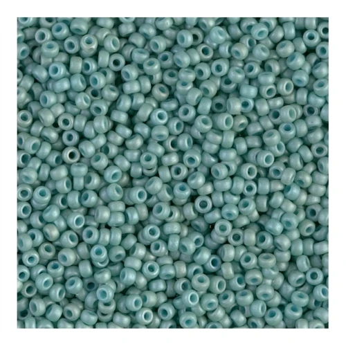 Rocaille Miyuki 15/0 2028 - Opaque Sea Foam Luster Mat x8g