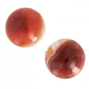 Cabochon rond 18 mm Lace Red Agate