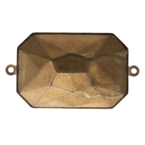 Serti intercalaire à coller pour cabochon PureCrystal 4627 27x18,5 mm - Bronze x1