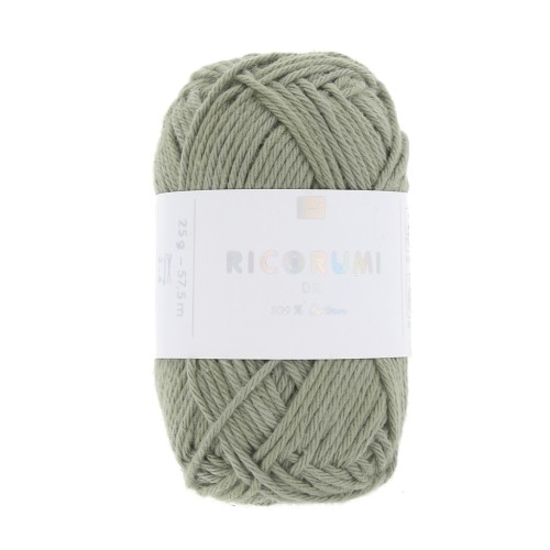 Coton Ricorumi par Rico Design pour Amigurumi - Vert Marais 076 x 25g