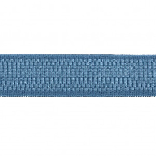 Ruban élastique satin effet brillant 10 mm - Bleu Azur x 1m