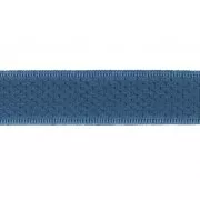 Ruban élastique satin effet brillant 10 mm - Bleu Azur x 1m