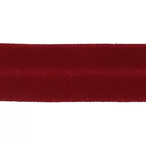 Ruban élastique 15 mm - Rouge Foncé x 1m