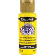 Peinture acrylique multi-surfaces - DecoArt Americana Gloss - Jaune Vif x59ml|raw }}