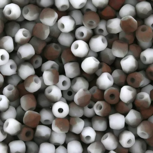 Facettes 2 mm - Chalk White Sunset Mat x50