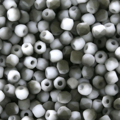 Facettes 2 mm - Chalk White Valentinite Mat x50