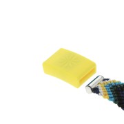 Fermoir aimanté interchangeable Hiilos 11 mm pour création de bijoux - Jaune x1