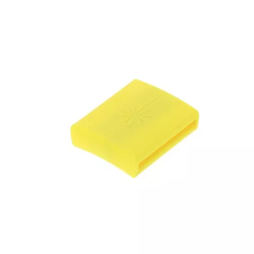 Fermoir aimanté interchangeable Hiilos 22 mm pour création de bijoux - Jaune x1