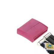Fermoir aimanté interchangeable Hiilos 22 mm pour création de bijoux - Rose x1