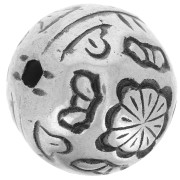 Perles Rondes en résine CCB 10 mm Argenté x 5|raw }}