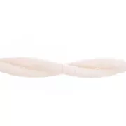 Perles rondelles Heishi en pâte polymère 3x1 mm - Beige rosé x39 cm