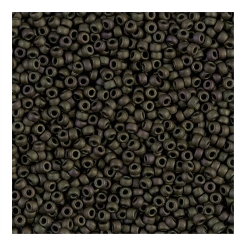 Rocaille Miyuki 11/0 2015 - Mat Metallic Dark Olive Iris x8g