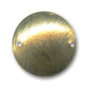 Intercalaire disque 2 trous 25 mm bronze x1|raw }}