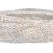 Cachemire Métallique  6 mm Gris clair chiné fil doré x 1 m|raw }}