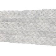 Cachemire Métallique  6 mm Gris clair chiné fil argenté x 1 m