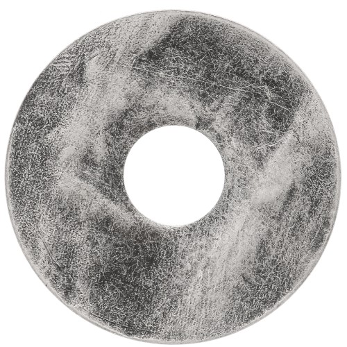 Intercalaire disque évidé martelé 20 mm - Argenté vieilli x1