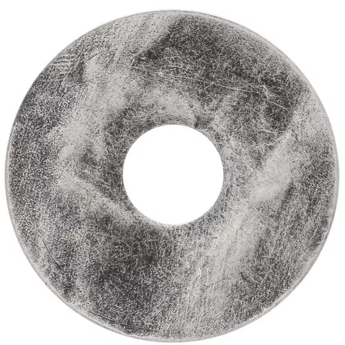 Intercalaire disque évidé martelé 20 mm - Argenté vieilli x1