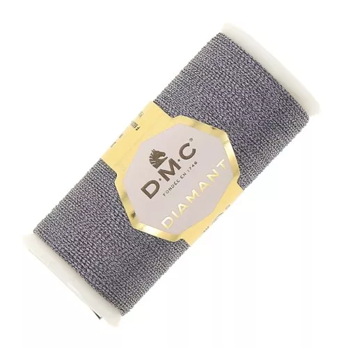 Fil à broder DMC Diamant Gris Anthracite (D317) x35m
