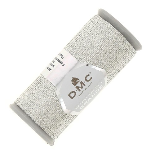 Fil à broder DMC Diamant Grandé Argent clair (G168) x20m