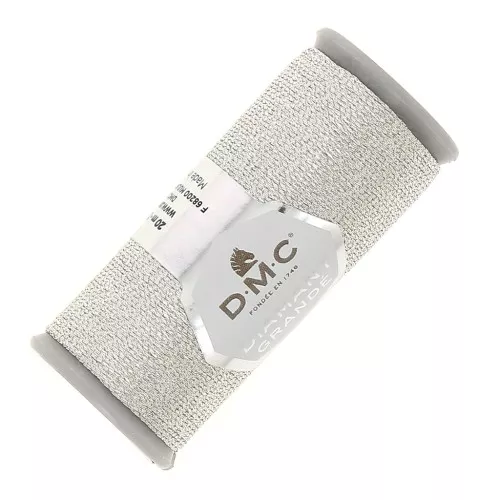 Fil à broder DMC Diamant Grandé Argent clair (G168) x20m