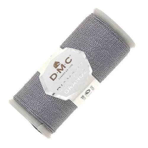Fil à broder DMC Diamant Grandé Gris Anthracite (G317) x20m