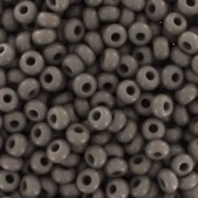 Perles rocailles Preciosa  9/0 2.5 mm - Gris Opaque x20g