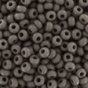 Perles rocailles Preciosa  9/0 2.5 mm - Gris Opaque x20g