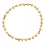 Bague fine chaîne maille boule 1.5 mm Taille 56-58 en Gold filled (or laminé) x1