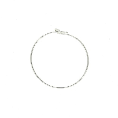 Créoles à décorer 20 mm en Argent 925 x2