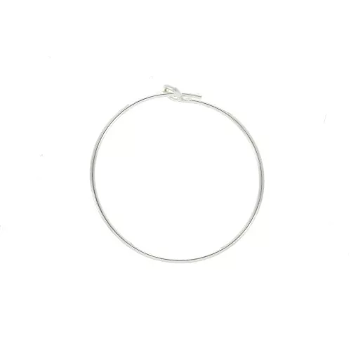 Créoles à décorer 20 mm en Argent 925 x2