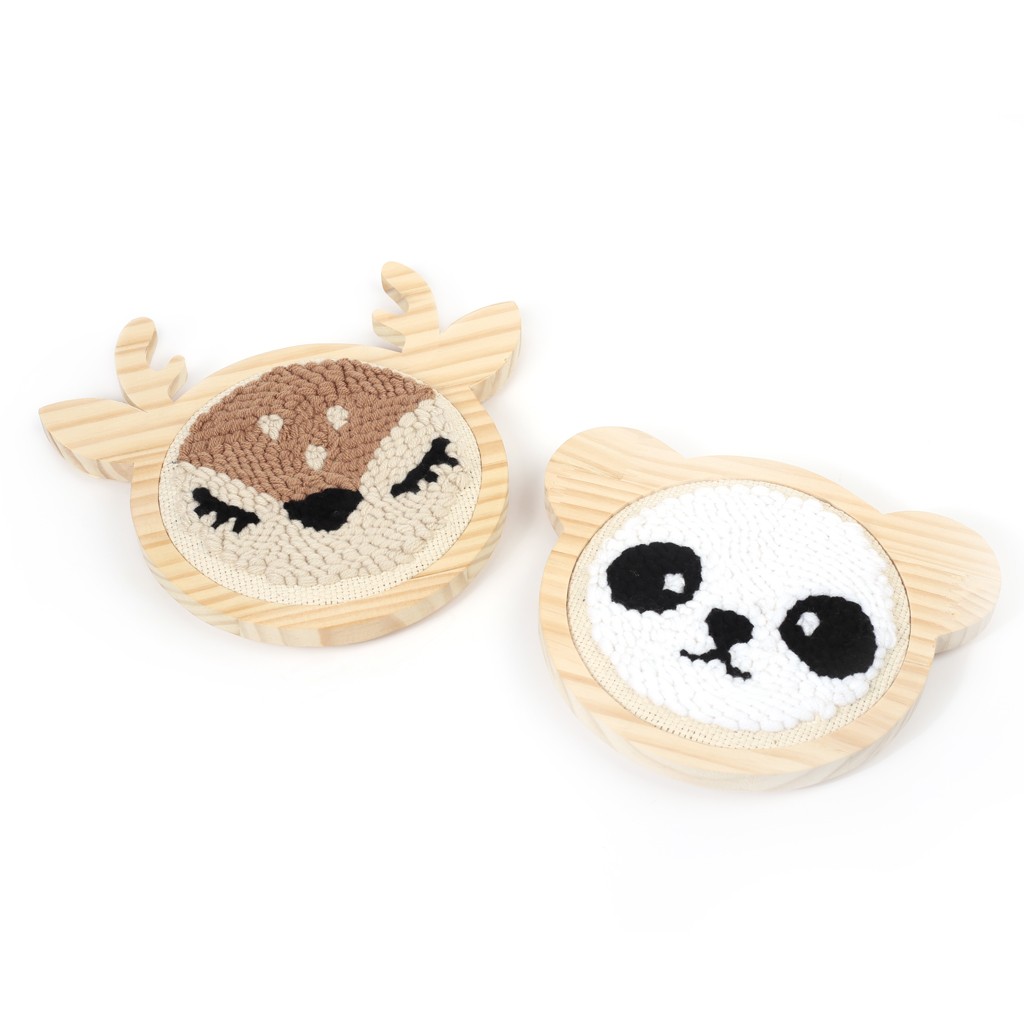 Kit punch needle 15 cm Panda Perles & Co