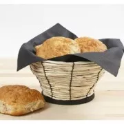 Base ronde percée en bois 13 trous pour panier à tisser 18 cm - Naturel x1