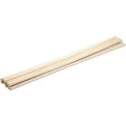 Baguettes en bois 30 cm pour base de panier à tisser - Naturel x10